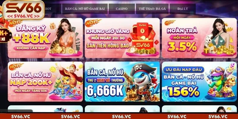 Điều kiện khi nhận khuyến mãi SV66